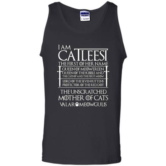 Mother Of Cats Catleesi Funny T-shirt Black