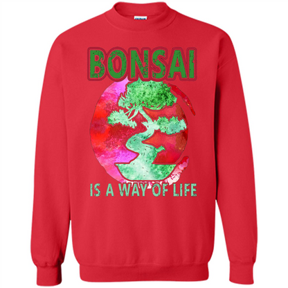 Bonsai T-shirts - Love Bonsai Of Life T-shirt Red