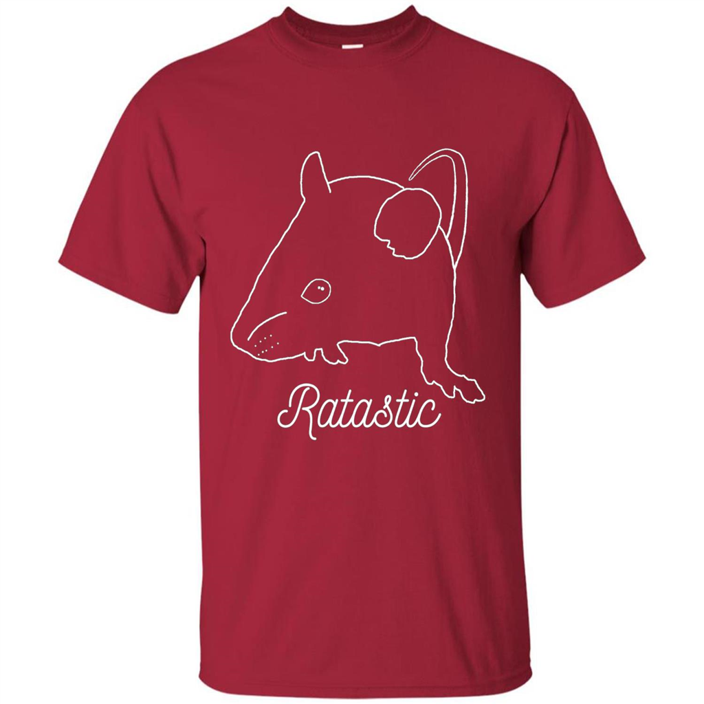 Cute Rat Owners T-shirt Ratastic Cardinal