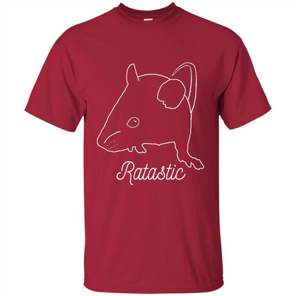Cute Rat Owners T-shirt Ratastic Cardinal
