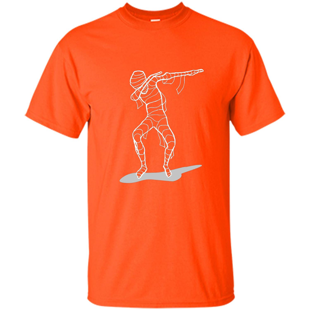 Dab Halloween T-shirt Hip Hop Dabbing Dancer T-shirt Orange