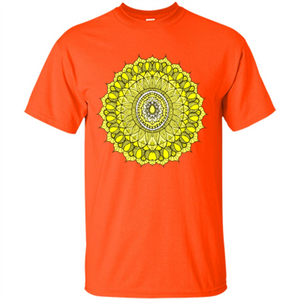 Yellow Sunshine Mandala T-shirt