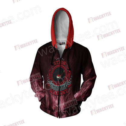 My Hero Academia Stain Bloodcurdle Academy Zip Up Hoodie
