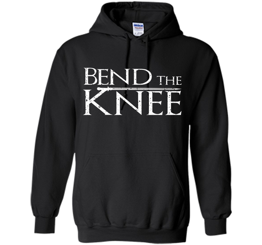 Bend The Knee Lord T-Shirt - Sword Tee cool shirt Black