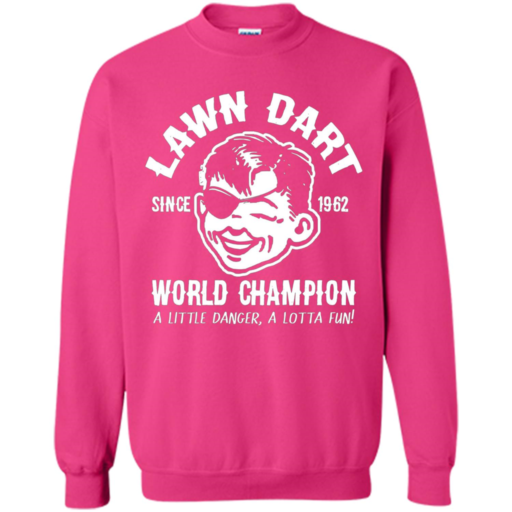 Lawn Dart Since 1962 World Champion Backyard Game T-shirt Heliconia