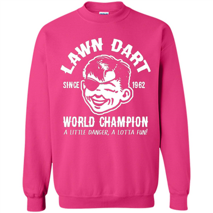 Lawn Dart Since 1962 World Champion Backyard Game T-shirt Heliconia