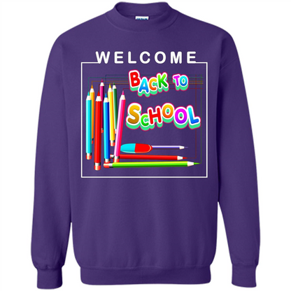 Welcome Back to School T-shirt School Day T-shirt Orange