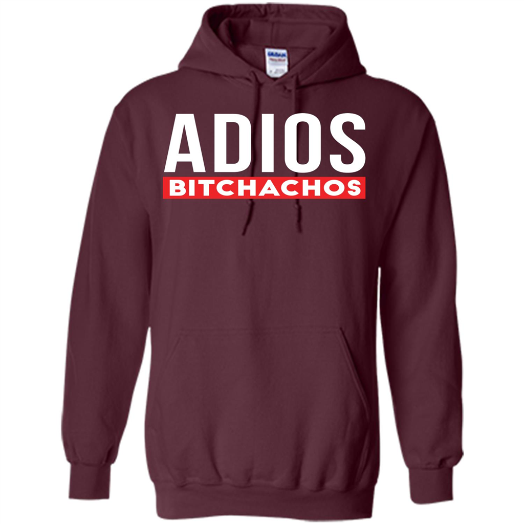 Funny T-Shirt Adios Bitchachos Maroon