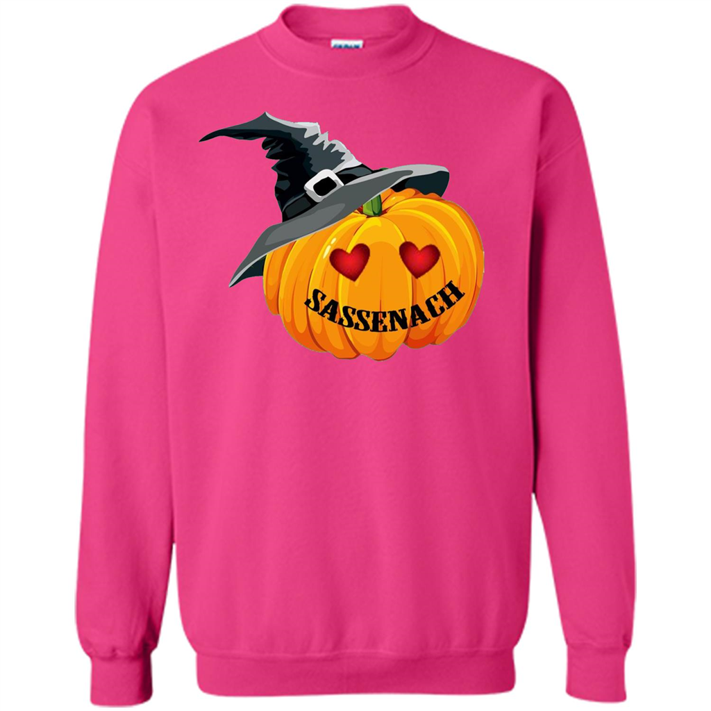 Sassenach Pumpkin Halloween T-shirt Heliconia