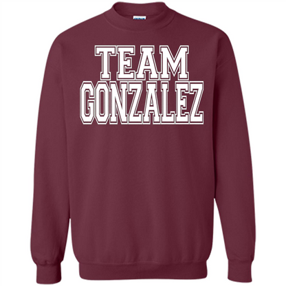Team Gonzalez T-shirt Maroon