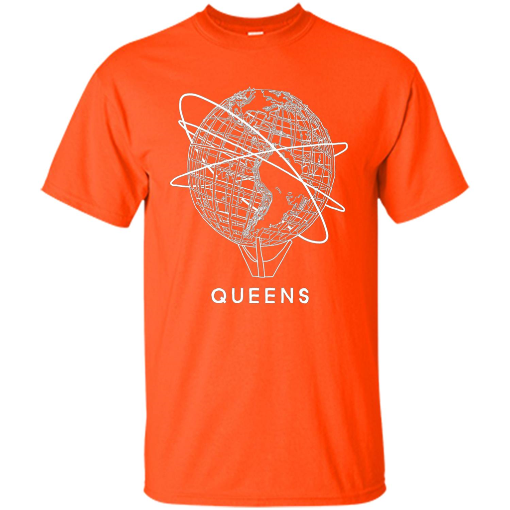 Queens New York Unisphere T-shirt Orange