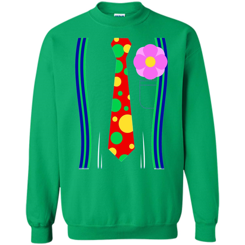 Halloween Clown Costume T-shirt Irish Green