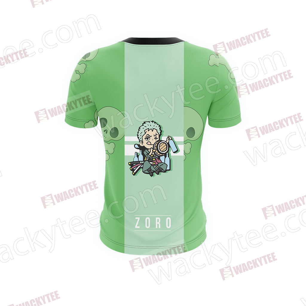 One Piece Pirate Hunter Zoro New Unisex 3D T-shirt