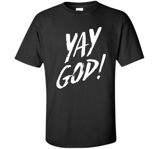 Yay God! T-shirt Black S