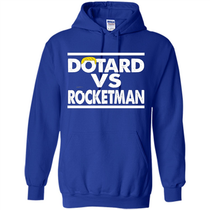 Funny American President T-shirt Dotard Vs Rocketman T-shirt Royal