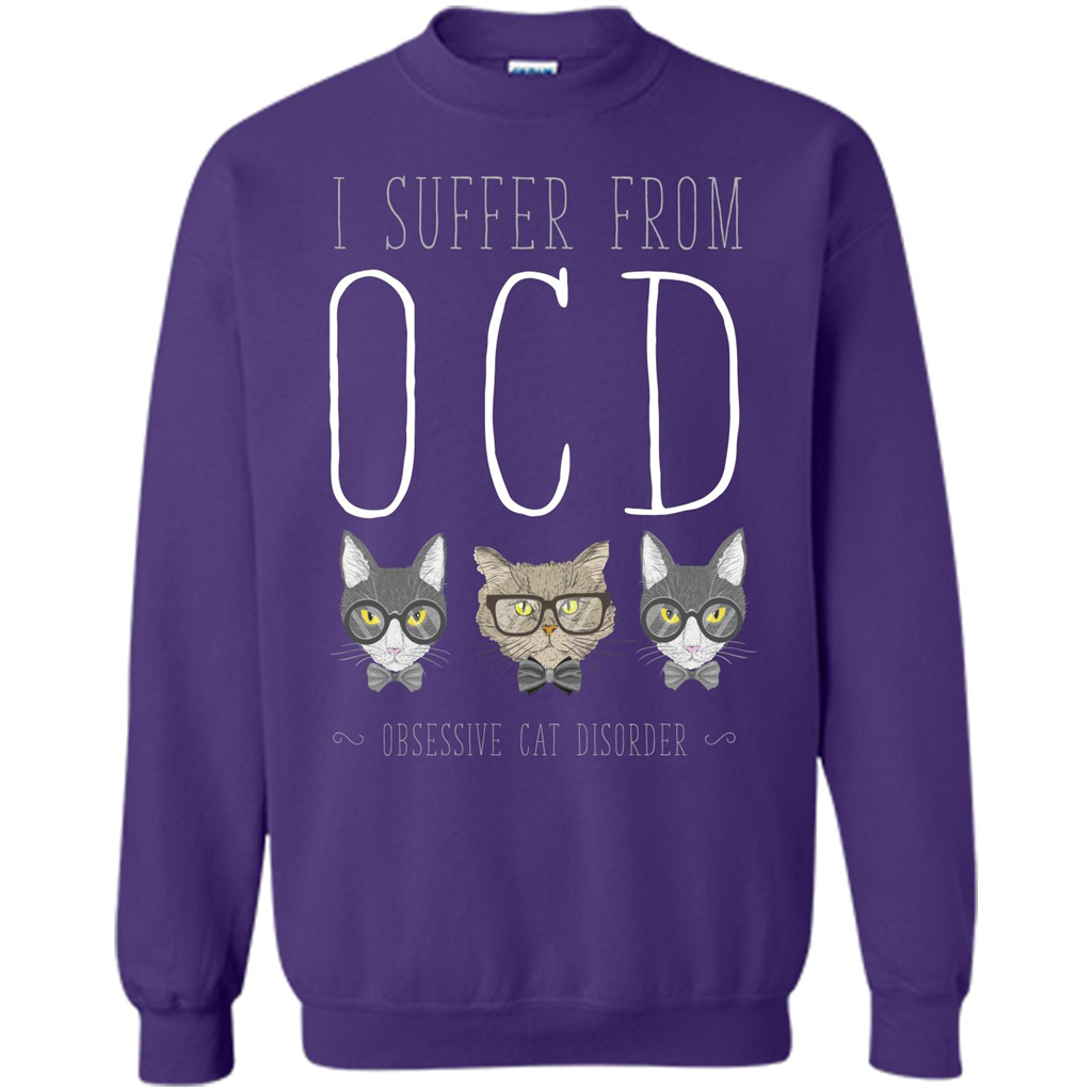 Cat Lover. I Suffer From OCD ( Obsessive Cat Disorder ) T-shirt Orange