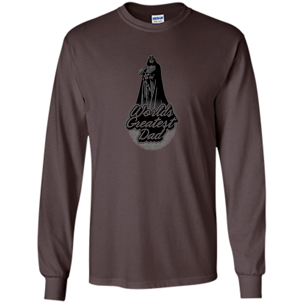 Father Day T-shirt World's Greatest Dad Dark Chocolate