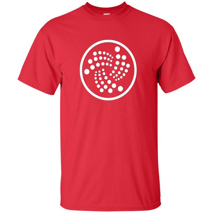 Iota T-Shirt - MIOTA Cryptocurrency Blockchain Token T-shirt Red