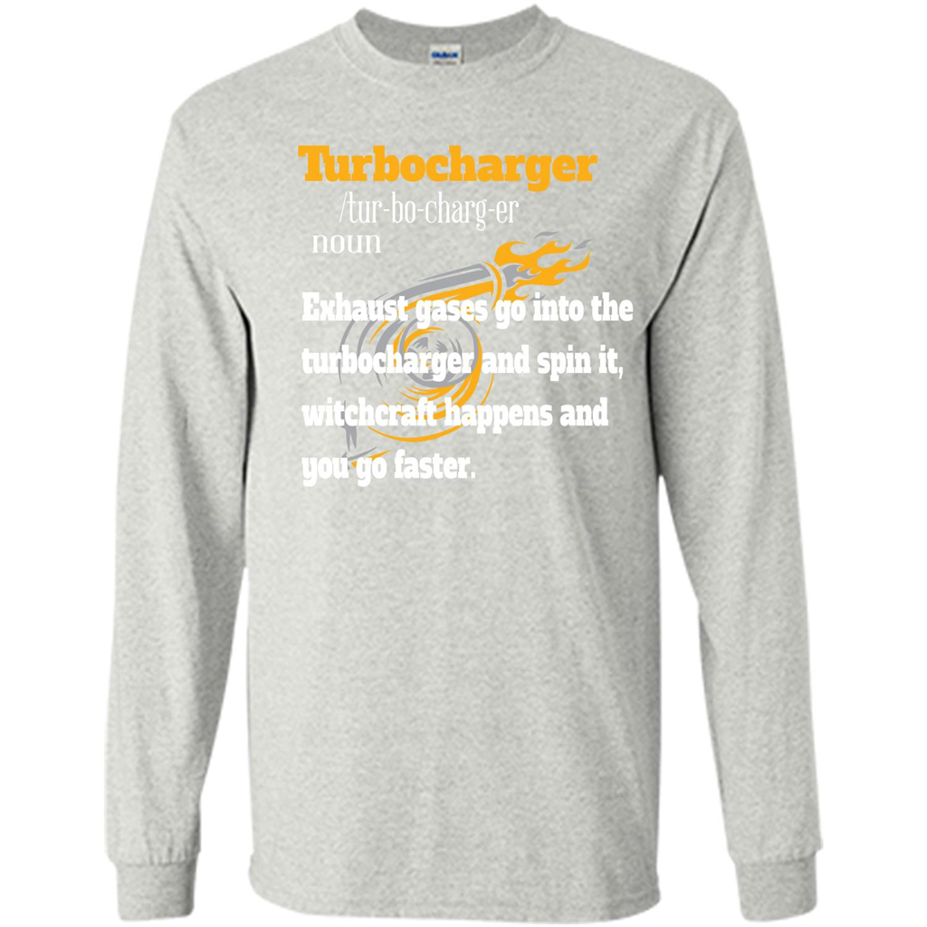 Car Lover T-shirt Turbocharger Exhaust Gases Go Into The Turbocharger Ash