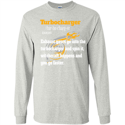Car Lover T-shirt Turbocharger Exhaust Gases Go Into The Turbocharger Ash