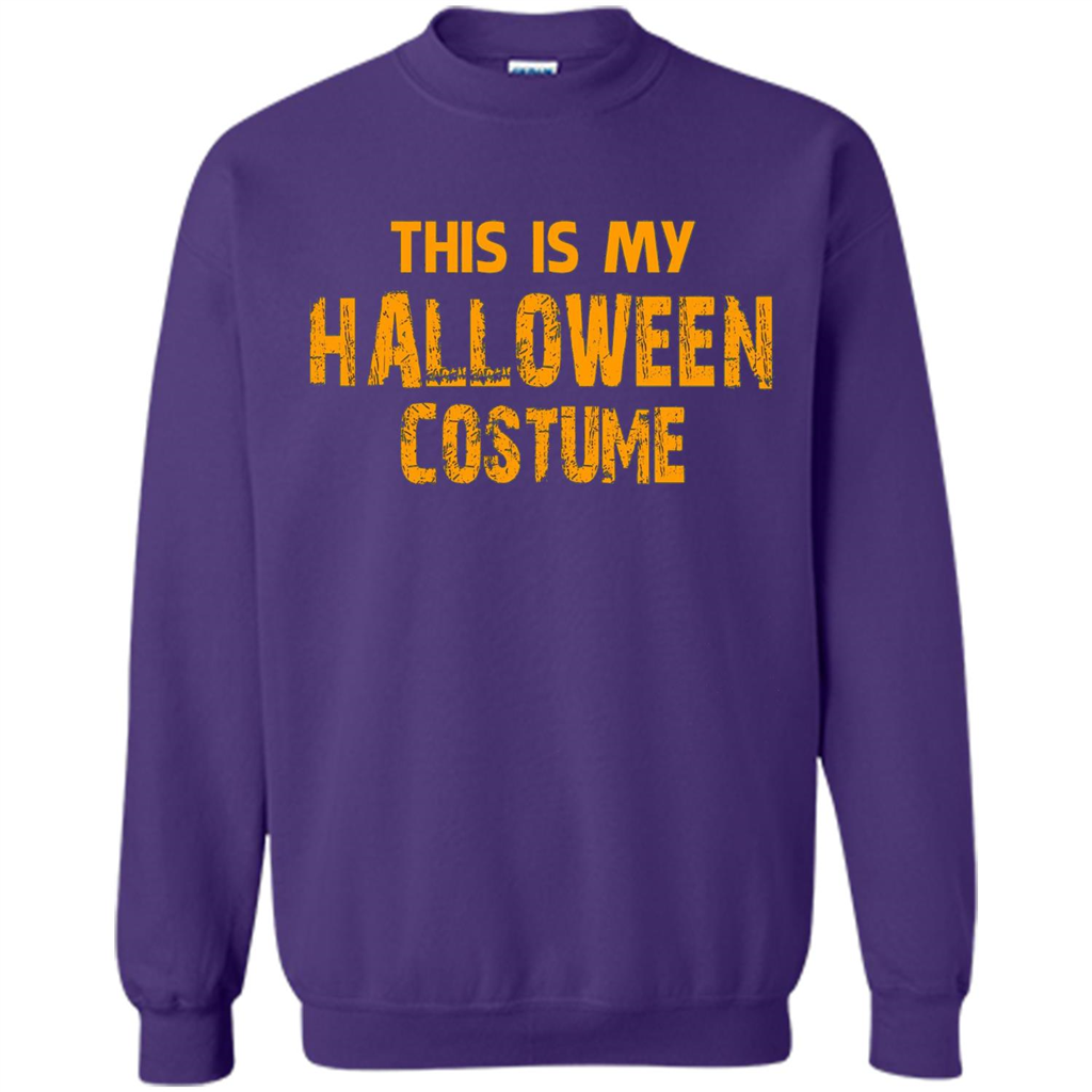 This Is My Halloween Costume T-shirt Purple