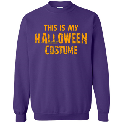 This Is My Halloween Costume T-shirt Purple