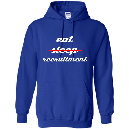 Eat Sleep Recruitment T-shirt Royal