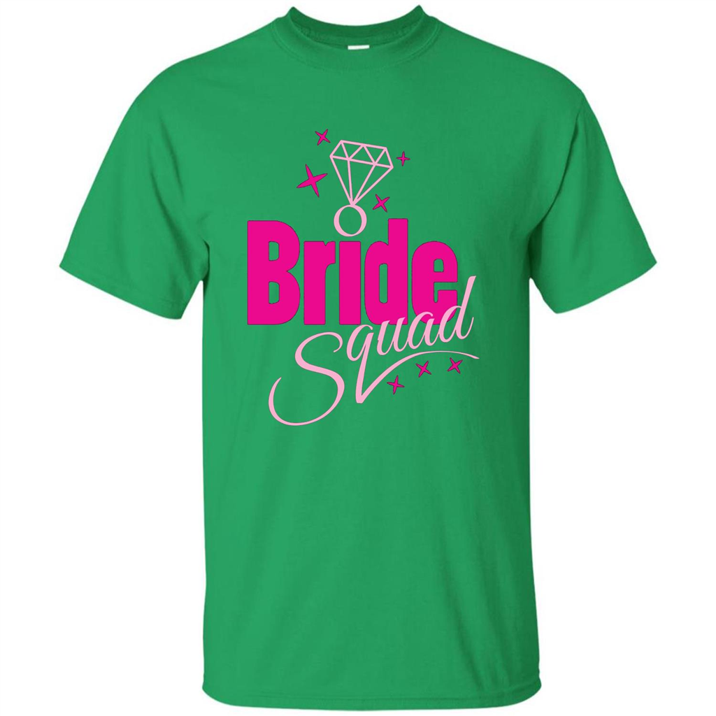 Bride Squad Bachelorette Party T-shirt Irish Green