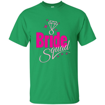 Bride Squad Bachelorette Party T-shirt Irish Green