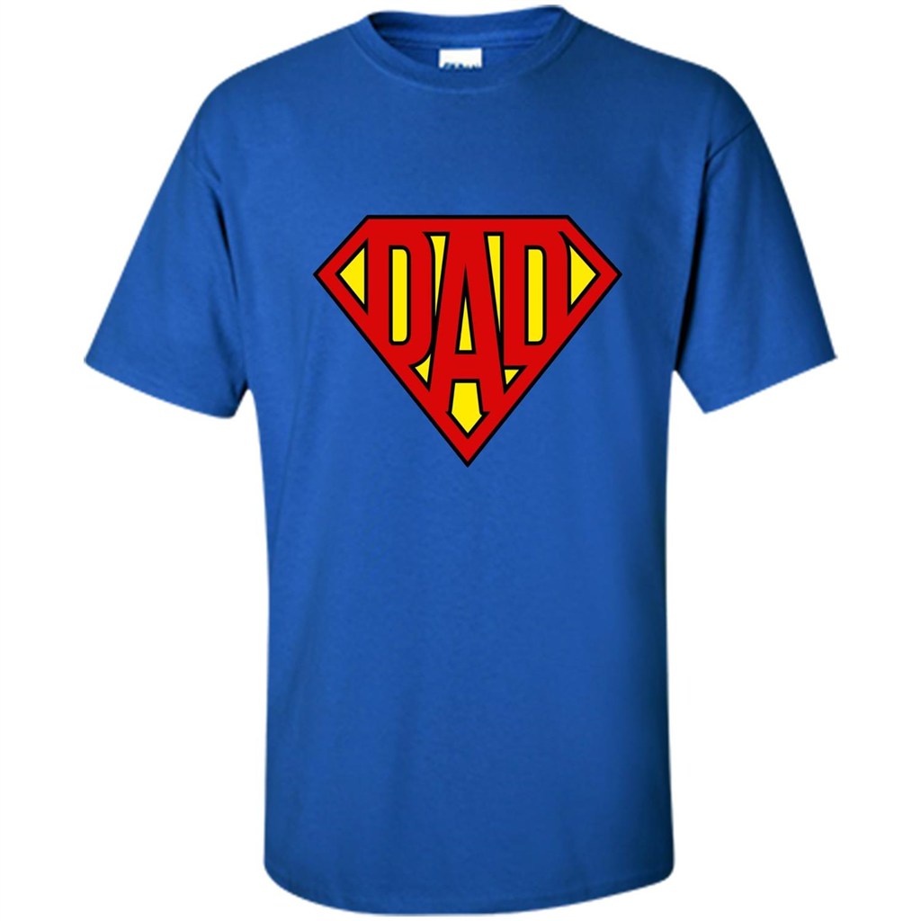 Fathers Day T-shirt Super Dad Royal