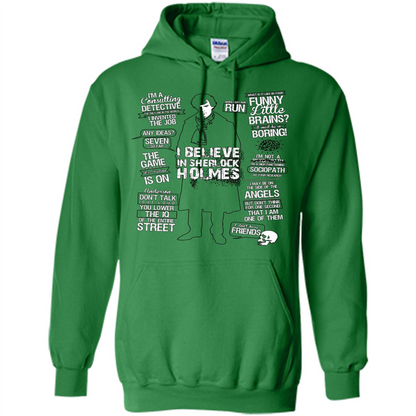 Detective Quotes To A Great Mind Nothing Is Little T-shirt Irish Green