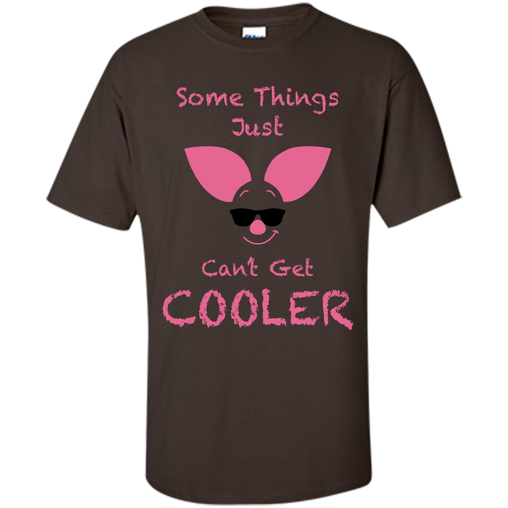 Piglet T-Shirt Some Things Just Cant Get Cooler Dark Chocolate