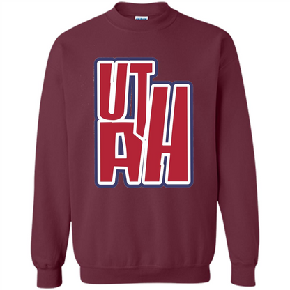 Utah American States T-shirt Maroon