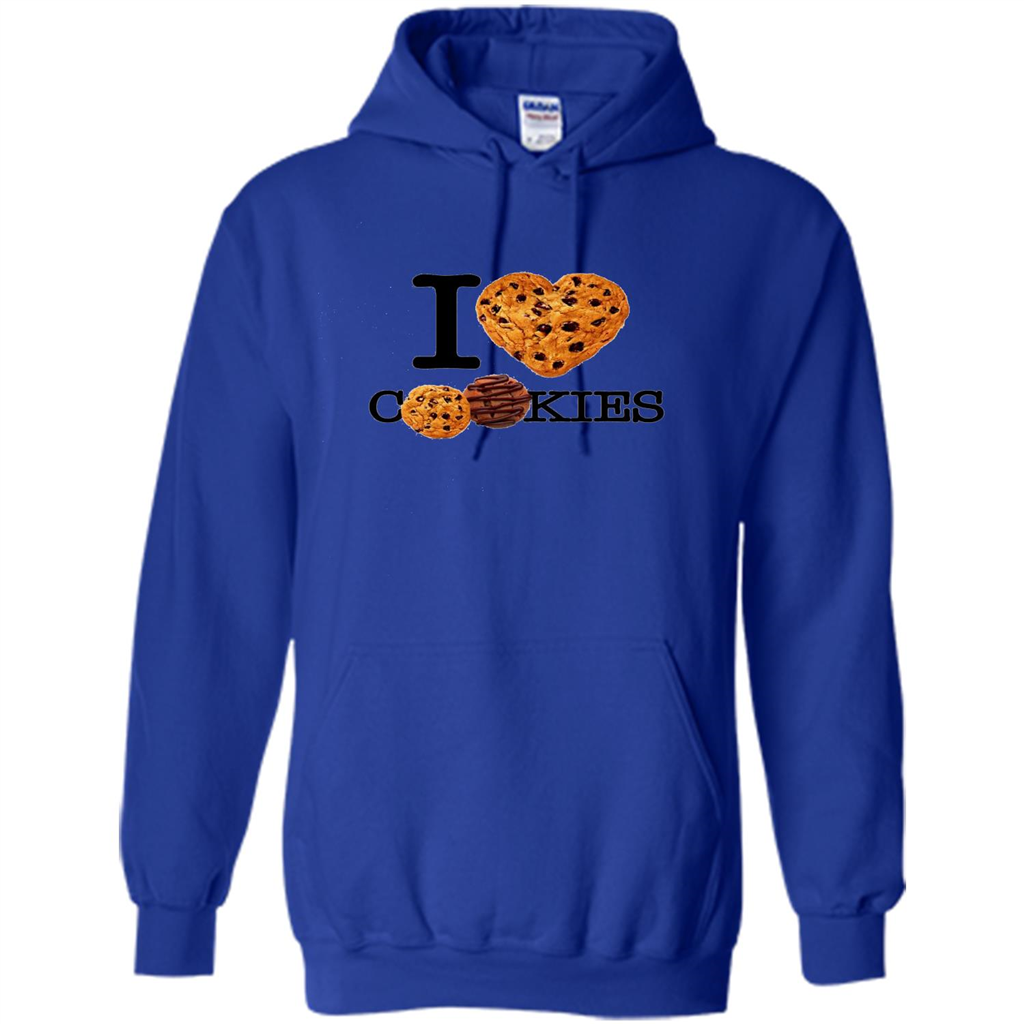 I Love (Heart) Cookies T-shirt Royal