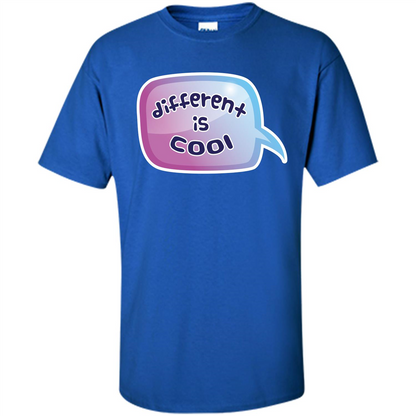 Lifestyle T-shirt Different is Cool T-shirt Royal