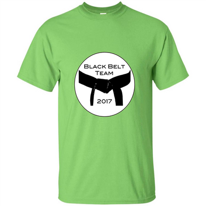 Black Belt Team 2017 T-shirt Lime