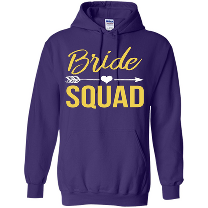 Bachelorette Party T-Shirts Bridesmaids Bride Squad T-Shirt Purple