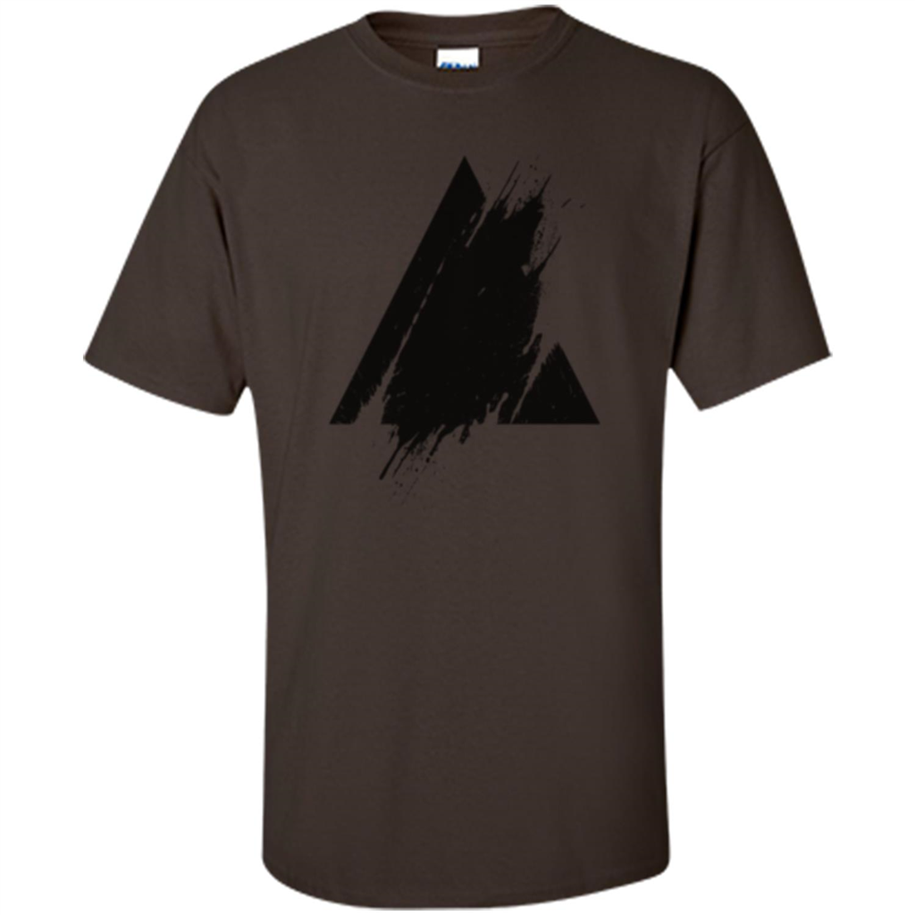 Place Splashed Triangle T-shirt Dark Chocolate