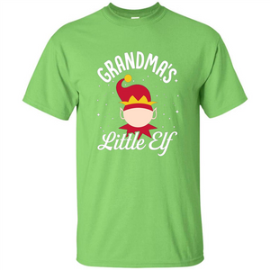 Grandma's Little Elf Christmas T-Shirt