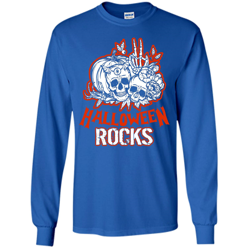 Halloween Rocks T-shirt Royal