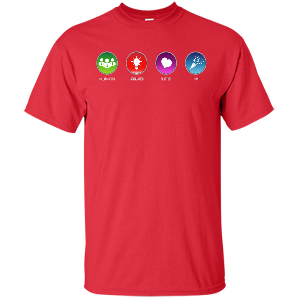 Values Icons T-shirt Red