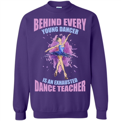 Dancer T-shirt Behind Every Young Dancer Orange