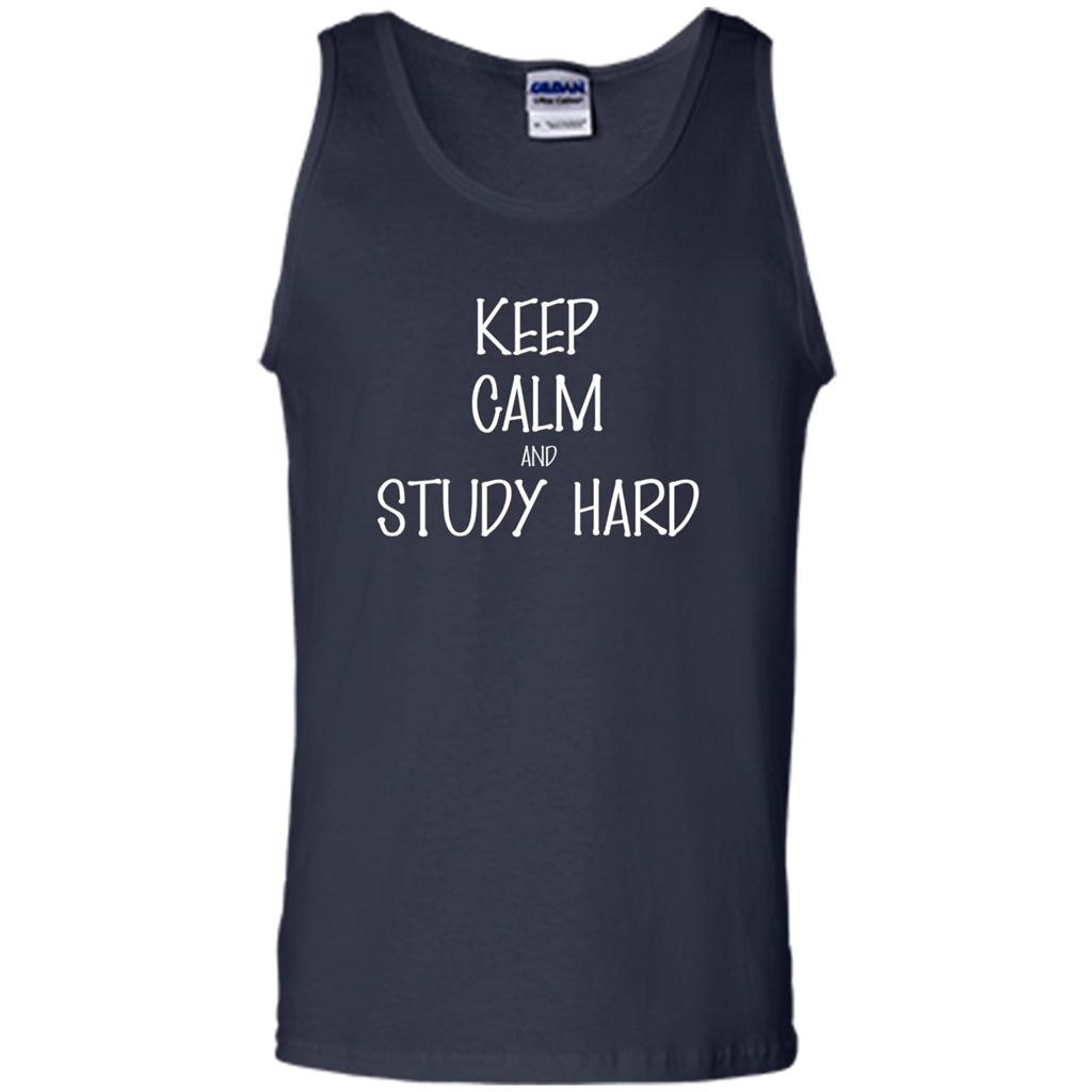 Keep Calm T-shirt Keep Calm and Study Hard T-shirt Navy