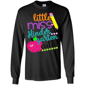 School Kids Daughter Little Miss Kindergarten Cutie T-shirt