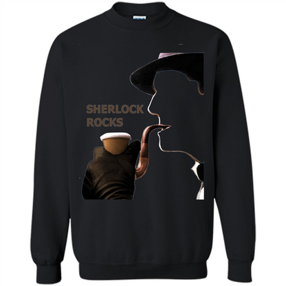 Sherlock Rocks T-shirt Black