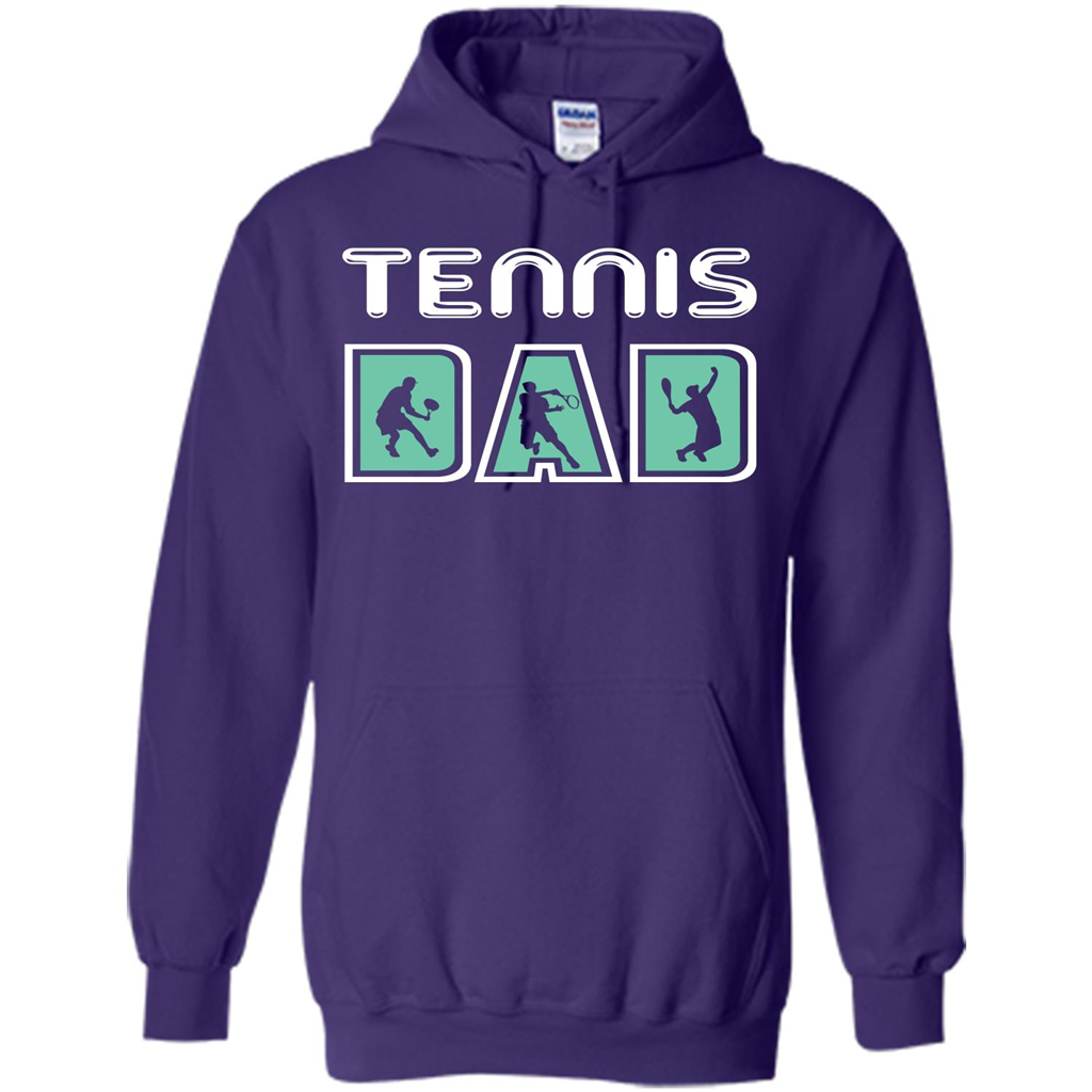 Tennis Lover T-shirt Tennis Dad Purple