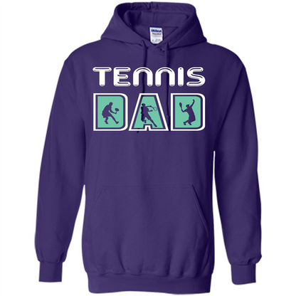 Tennis Lover T-shirt Tennis Dad Purple