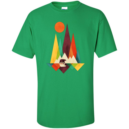 Mountain Bear T-shirt Irish Green