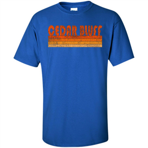 Vintage Retro Cedar Bluff Alabama T-shirt