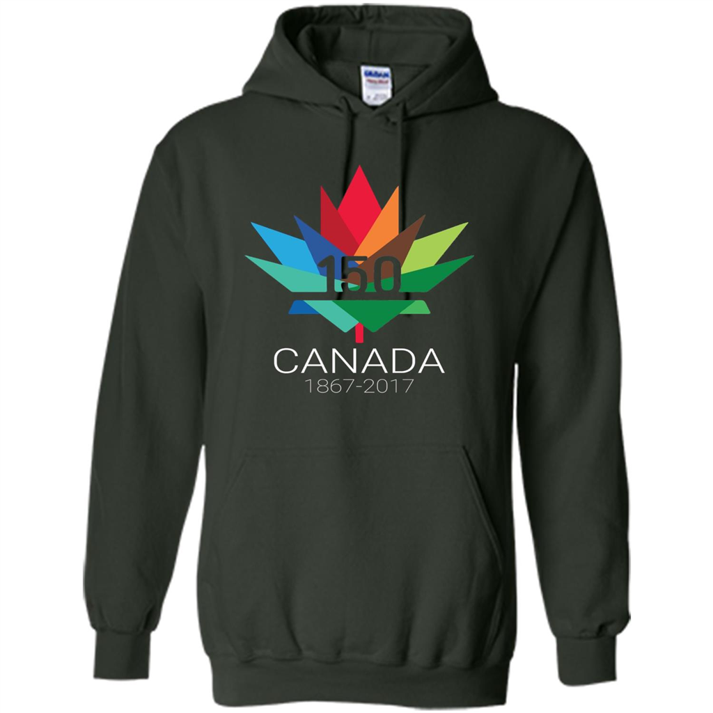 Canada 150 Years - Maple Leaf T-Shirt Forest Green